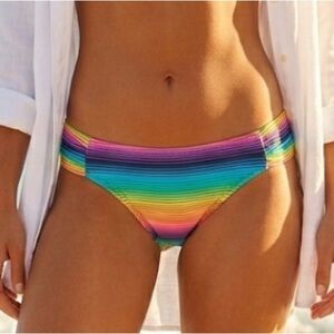 Victoria's secret rainbow striped bikini bottom